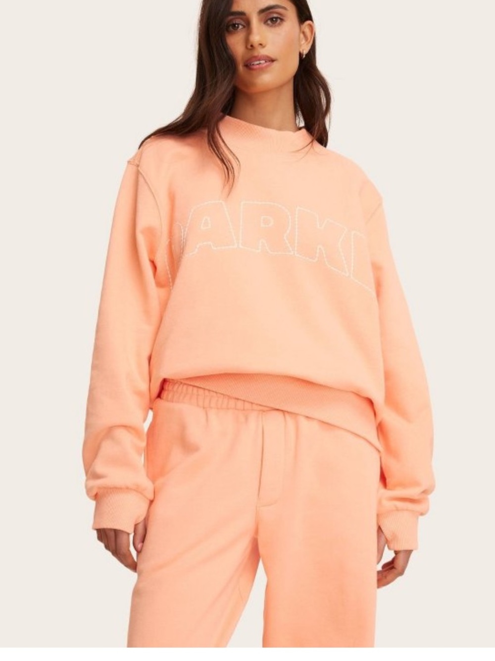 Parke x Target Peach Crewneck Sweatshirt